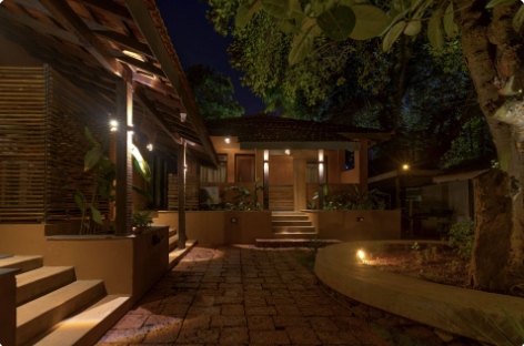 Mayur Aangan villa at Lemongrass Nest, named after the peacock